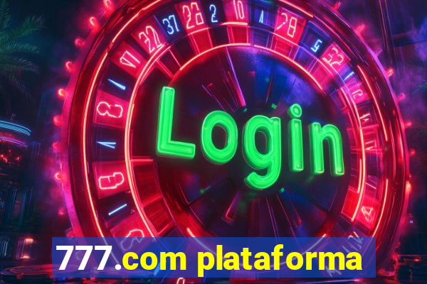 777.com plataforma